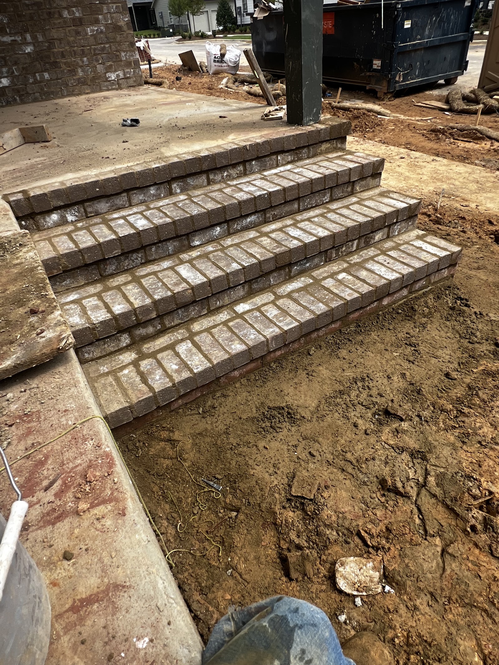 Brick steps